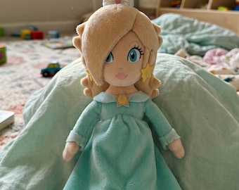 Peluche de Rosalina, muñeco de peluche de la película Super Mario Galaxy, peluche de Rosetta, regalo de princesa kawaii para niños, merchandising para fans de videojuegos.