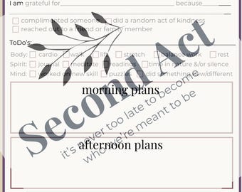 Bundled Planner Pages