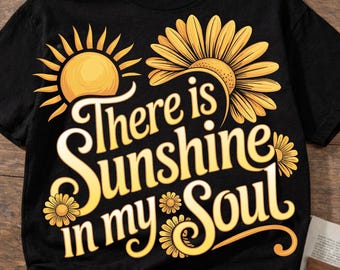 Sonnenschein Seele PNG, Sommer Blumen PNG, Inspirational PNG, Sonnenschein In Meiner Seele Png, Girly Blumen Png, Boutique Sommer Png, Blumenzitat Png