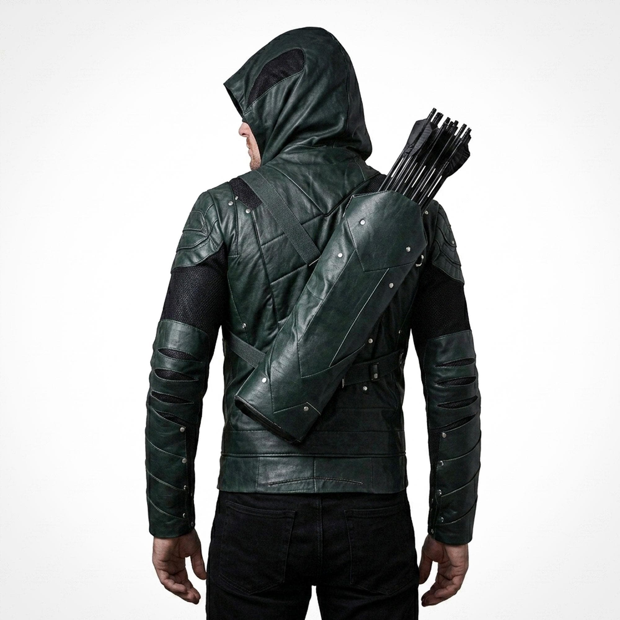 〔vintage〕United Arrows sheepleather hood H]Sheep Leather Hood BLOUSON - UNITED ARROWS