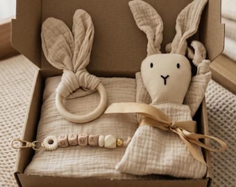 Mother's  Day Gift, Postpartum Care Package for New Moms, Newborn Gift Set, Neutral Baby Box