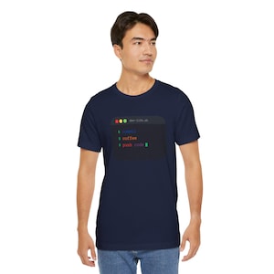Commit Coffee Push Code Shirt, Programmierer Geschenk, Software Engineer T-Shirt, Programmierer Shirt, Programmierer Geschenk, Git Commit T-Shirt, Programmierer Shirt Bild 10