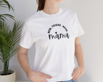 Lustiges Mama Shirt, Mama Leben T-Shirt, Mama Freund Chef Shirt, Mama, Muttertagsgeschenk, Geschenk für Mama, coole Mama T-Shirt, trendige Mama Shirt