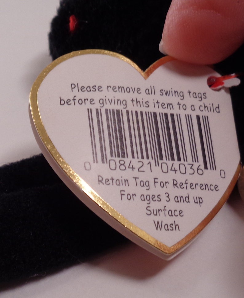 Beanie Baby Spinner 4036 1996 Handmade in China Etsy