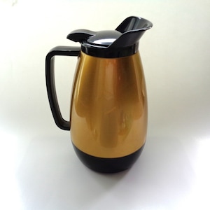 Vintage Interpur Insulated Chrome Carafe in Original Box, Insulated Pitcher,  Coffee Carafe, Hot or Cold Beverages, 36 Oz. 