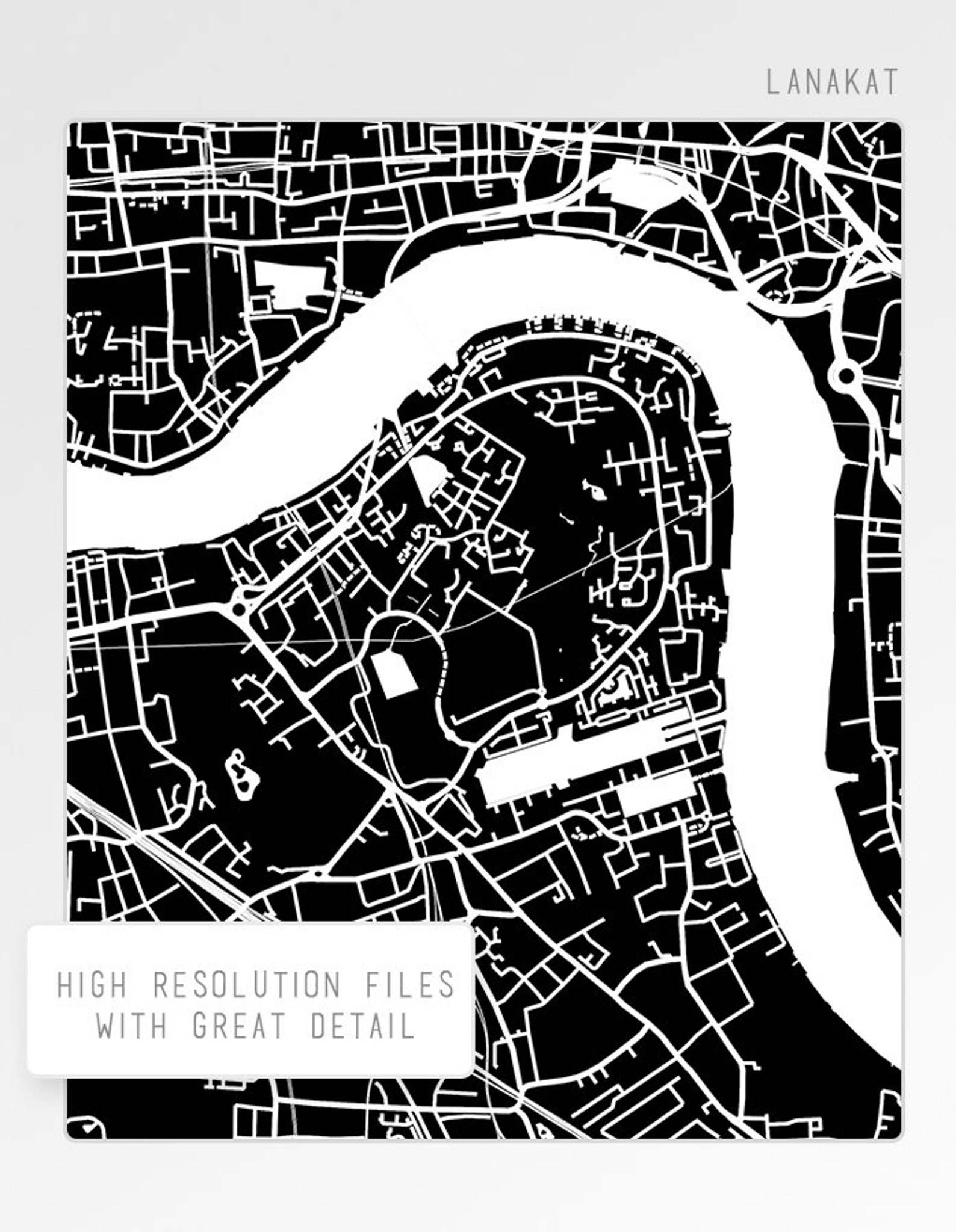London City Map Print. London Street Map Poster. Black &amp; White | Etsy