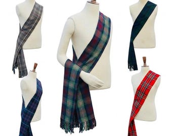 Fajín nupcial vintage para mujer, fajín de tartán escocés para mujer, disponible en más de 50 tartanes.