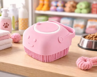 Soft Pet Shampoo Massage Brush