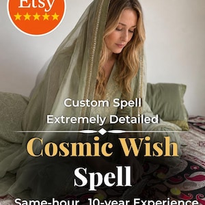 Cosmic Wish Spell - Universal Intention & Higher Guidance (Same Day Delivery)