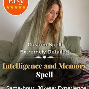 Intelligence and Memory Spell - Sharpen Your Mind & Think Faster (Same Day Delivery)