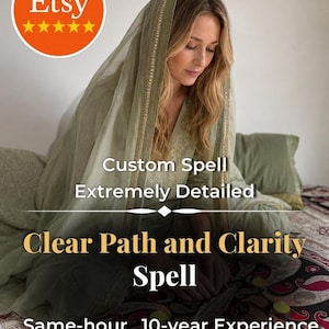 Clear Path and Clarity Spell - Remove Confusion & Find Direction (Same Day Delivery)