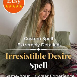 Hechizo de Deseo Irresistible - Enciende la Pasión, la Lujuria y la Atracción (Entrega el mismo día)