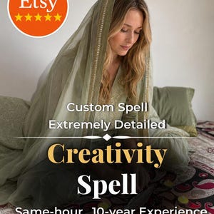 Creativity Spell - Unlock Imagination, Inspiration & Flow (Same Day Delivery)