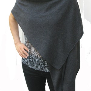 Cachecol grande de seda cashmere 50/50% (envoltório)