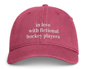 Enamorado de la gorra de jugadores de hockey ficticios, rivalidad acalorada, fuera del campus, fan fiction, programas de televisión, libros, personajes, gorra de papá, unisex