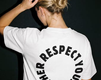 Respeta a tu madre - Besa todo el tiempo - Disco ocasionalmente - Inspirado - Juntos juntos - Atuendo de gira - Camiseta de manga corta Beefy-T®