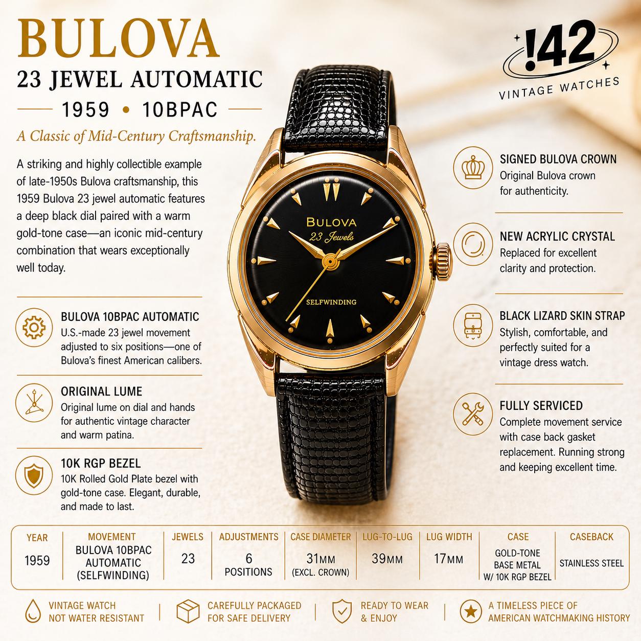 もでぃ BULOVA AUTOMATIC 23JEWELS M9 775 How to Sell a Watch, The 1968 Bulova 23 Jewel Date — Life on the Wrist