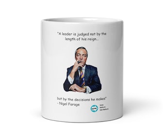 Kubek z cytatem Nigela Farage'a