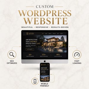 Custom WordPress Website | Modern Divi Design for Small Business, E-commerce, Coaching, Professional & Creative Sites