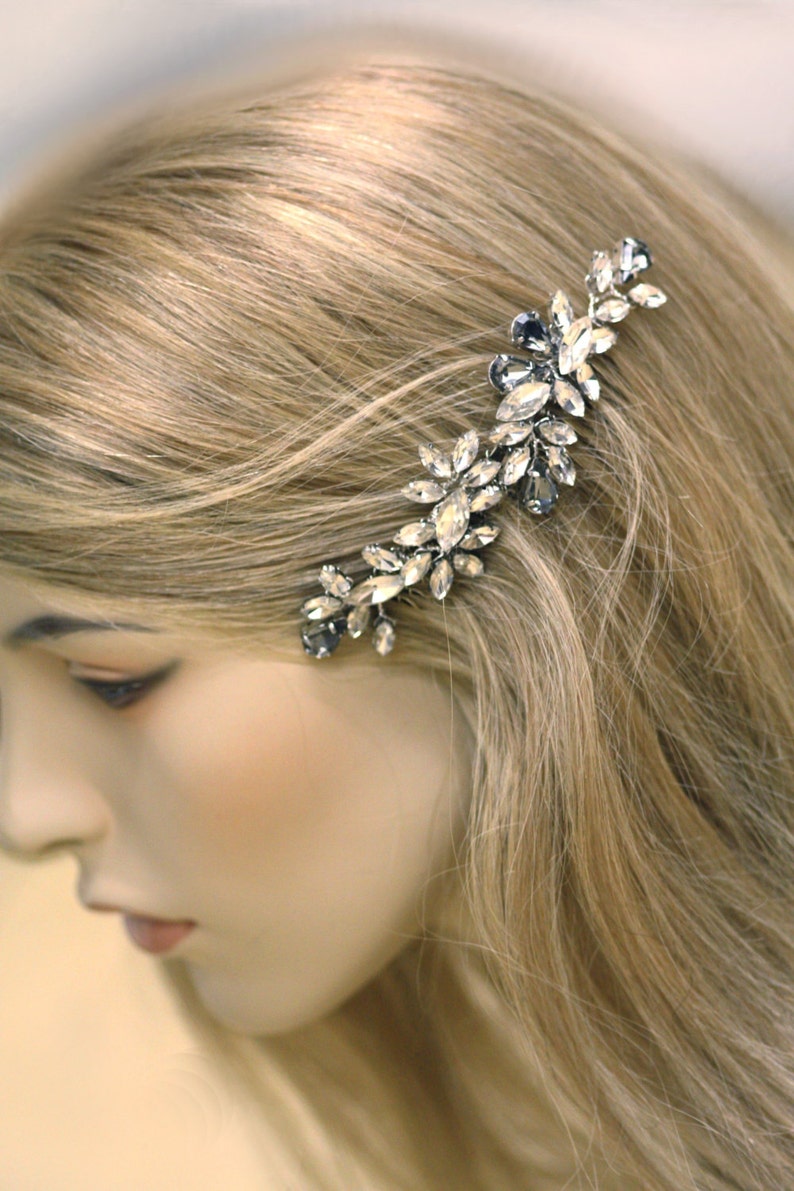 Wedding hair crystal combs Bridal Hair combVintage inspired Etsy