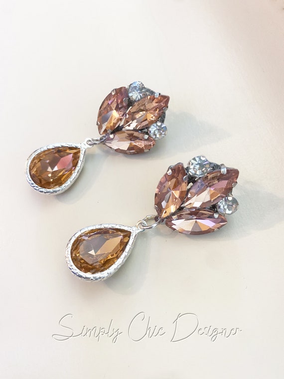 statement earrings evening