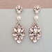 Silver Vintage Swarovski Bridal Earrings, Wedding Statement Jewelry,Long Crystal Earrings,Art Deco Earrings,Pearl chandelier Earrings,2020 