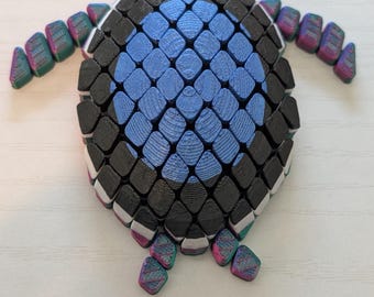 Flexible sea turtle sensory toy