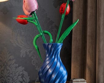 3D Printed Spiral Twist Vase
