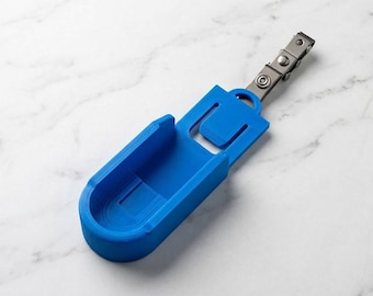 3D-geprinte Vocera-badgehouderclip, stevige ID-beschermer voor verpleegkundigen en artsen
