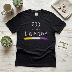 God Is Non-Binary Shirt | Progressive Christian T-Shirt | Inclusive Faith Tee | LGBTQ Christian Gift