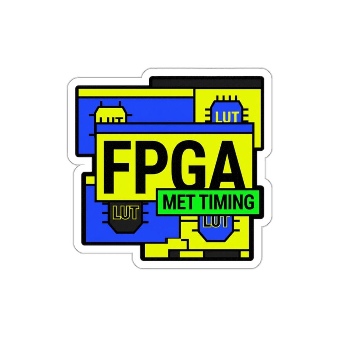 FPGA Engineer Sticker – Neo-brutalism Met Timing Logic Gate Decal - Etsy