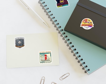 Software Engineer Stickers – Funny Programmer, Coding, Bug Humor Decals