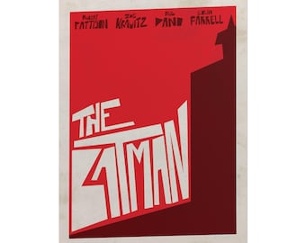 Dark Knight Poster | Mid-Century Modern, Minimalist Poster | Gerolltes Plakat