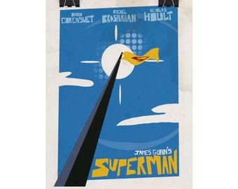 Superman Poster | Digitaler Download - Druckbare Datei