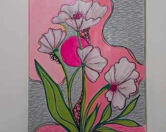 Roze bloei: eeuwige lente