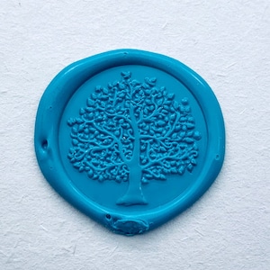 Tree Wax Seal Stamp Kit - Wedding Invitation Sealing Wax Stamp Kits - Wax Stamp Paper Wooden Gift Box Package S2047