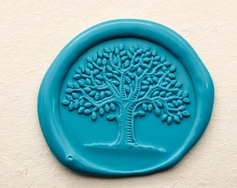 Tree of Life Sealing Wax Stamp Kit - Tree Wax Seal Stamp - Plant Sealing Wax Stamp - Wedding Invitation Party Wax Stamp - S2058