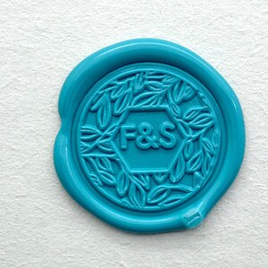 Gepersonaliseerde verlaat initialen Wax zegel stempel kit-aangepaste bruiloft uitnodiging zegellak stempel kit-Wax Stamp-aangepaste initialen Wax zegel