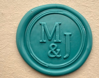 Personalized Initials Wax Seal Stamp Kit - Custom Sealing Wax Stamp - Wax Seal Stamp Gift Box - Wedding Wax Seals Stamp - Custom Wax Stamp