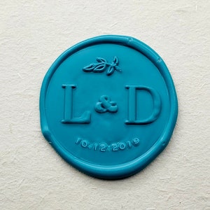 Aangepaste Wax zegel stempel eerste alfabet datum zegellak stempel, gepersonaliseerde monogram kalligrafie bruiloft uitnodiging brief metalen stempel