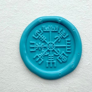 Vegvisir Sealing Wax Stamp Kit-Viking Rune Wachssiegel-Wikinger-Siegelstempel-Hochzeits-Einladung Party Wach-Stempel-S2046