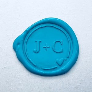 Gepersonaliseerde hart eerste bruiloft Wax zegel stempel-aangepaste initialen zegellak stempel kit-bruiloft uitnodiging gift-aangepaste uitnodiging stempel