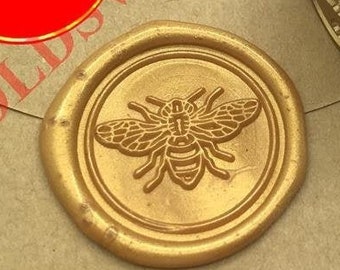 Bee Wax Seal Stamp - Honeybee Wax Stamp - Bee Sealing Wax Stamp - Insects Sealing Wax Stamp - Package Decoration Wax Seal Stamp S1922