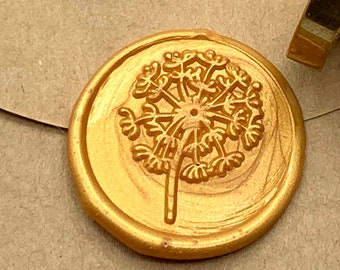 Dandelion Sealing Wax Stamp Kit - Dandelion Wax Seal Stamp - Package Decoration Wax Seal Stamp - Envelope Seal Stamp - Part Wax Stamp -S1989