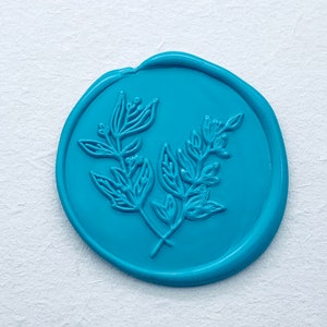 Leaves Wax Seal Stamp Kit - Wedding Invitation Sealing Wax Stamp Kits - Leaf Wax Stamp Paper Wooden Gift Box Package S2050