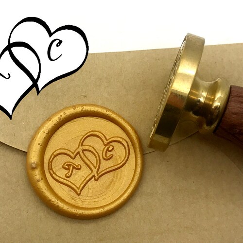 Wedding Invitation Wax Seal Stamp Kit Custom Sealing Wax Etsy