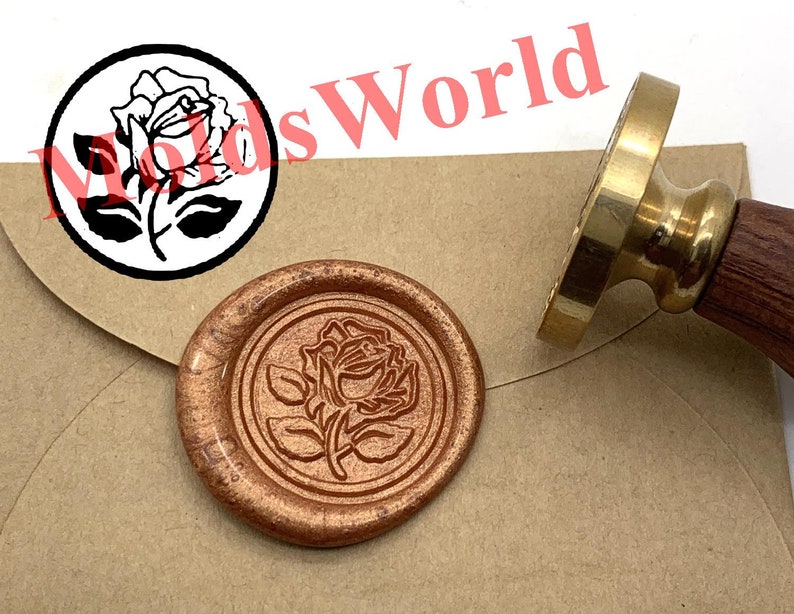 Mogokoyo Sigillo in Ottone di Cera Timbro Vintage Retro per Lettera Busta Biglietto Matrimonio