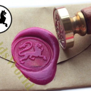 S1243 middeleeuwse Totem Tiger Wax zegel stempel, zegellak stempel, wax stempel, afdichten stempel