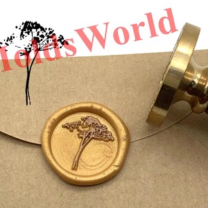 Tree Sealing Wax Stamp - Leaf Wax Seal Stamp - Gift Package Wax Sealing Stamp - Personal Wax Seal Stamp S1970