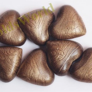 S123 17Pcs bronzen hart vorm zegellak kralen voor Wax zegel stempel